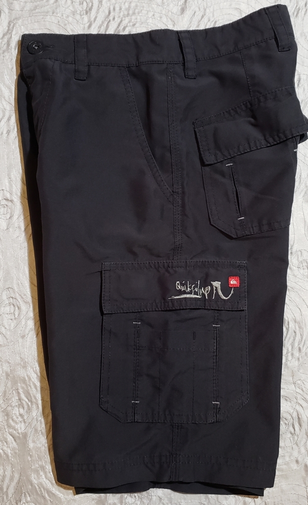 Quiksilver Black Cargo Shorts for Kids